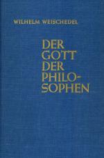 Weischedel - Abgrenzung und Grundlegung.
