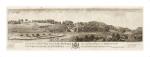Philip Luckombe / Charles Smith - Large Illustration [Panoramic Engraving] of Lismore Castle and surroundings in the 18th century (1788)