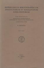Feenstra, Repertorium Bibliographicum Institutorum et Sodalitatum